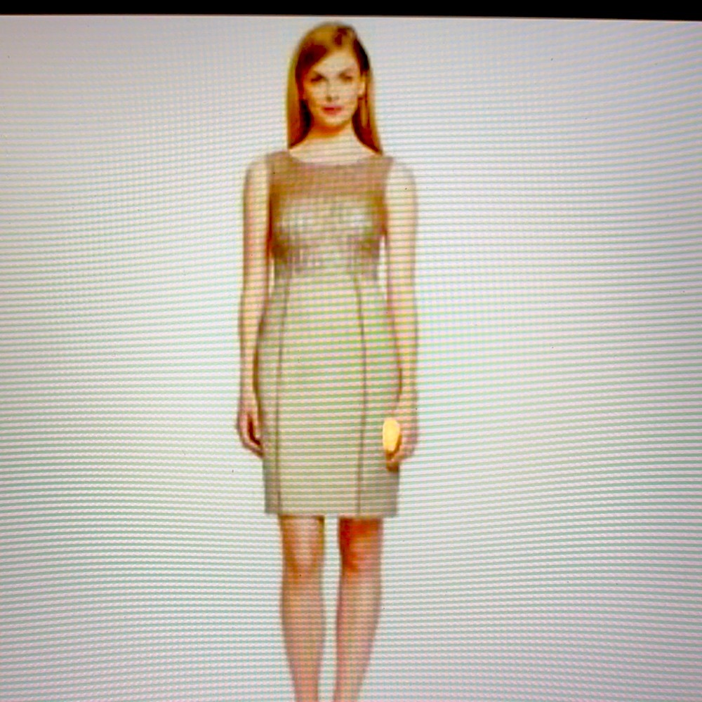 Kay Unger New York gold multi dress